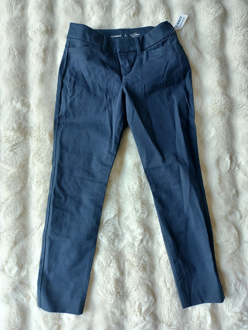 Old Navy Women's Dark Navy Petite Pixie Skinny Mid-rise